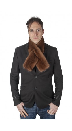 Mink fur scarf - fur on both sides - Unisex